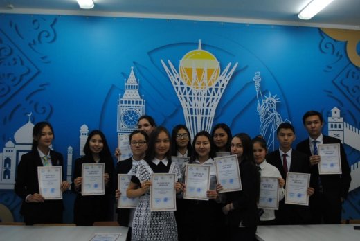 Облыстық көптілдік олимпиадасының жүлдегерлері
